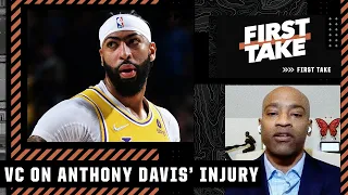 Vince Carter reacts to Anthony Davis' MCL injury | First Take