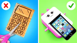 CUTE CARDBOARD CRAFTS || Cool Parenting Hacks And Awesome DIY Ideas and Hacks by 123 GO! Series