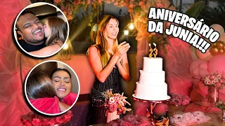 FIZEMOS UMA FESTA DE ANIVERSÁRIO PARA ELA!!! *ela chorou com o presente ???