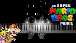 Peaches Piano Part Piano Cover Jack Black | The Super Mario Movie | Bowser Song