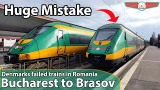 Danish trains in ROMANIA? The FAILED IC2 train from Bucharest to Brasov with Astra Trans Carpatic