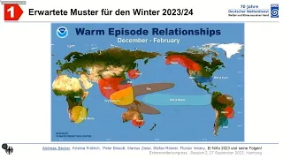 Dr. Andreas Becker, Hitze-Rekorde trotz La Niña, jetzt noch El Niño! @DWDderWetterdienst  #EWK23