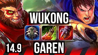 WUKONG vs GAREN (TOP) | 7 solo kills, 11/4/11 | EUW Master | 14.9