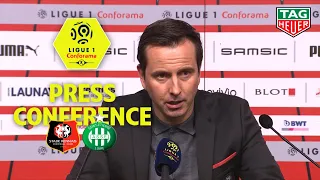 Press Conference Stade Rennais FC - AS Saint-Etienne (2-1) / 2019-20