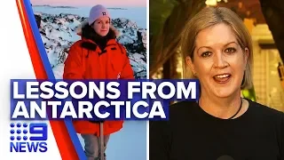 Coronavirus: Australian Antarctic team rallies for Australia | Nine News Australia