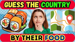 Food Quiz: Can You Guess The Country By Food | Country Quiz