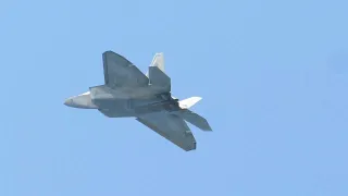 F22 Raptor & F16 Thunderbirds at Cleveland Air Show Sept. 2, 2023