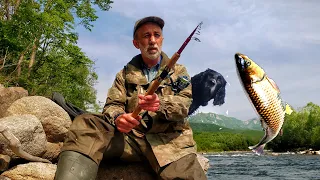 BIG and SMALL MOUNTAIN FISHING on the rivers of the Primorsky Territory.