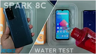 Tecno Spark 8C Water Resistant Test | Spark 8C Durability Test