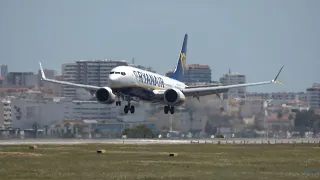 Ryanair UNBELIEVABLE Soft Landing at Faro Airport