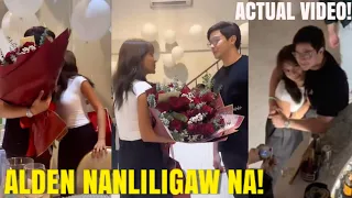 Confirmed! Alden NILILIGAWAN NA si Kathryn Bernardo | Actual Video ng Surprise ni Alden kay Kathryn