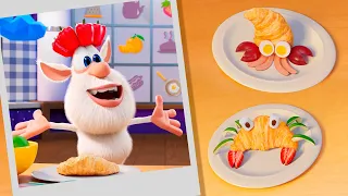 Booba 😉 ブーバ ⭐ New 新エピソード 🐭 Food Puzzles - Croissant 🥐🥐  Kids show ⭐ アニメ短編 | Super Toons TV アニメ