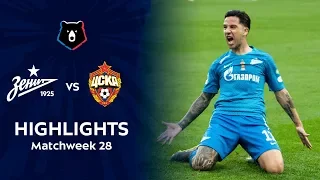 Highlights Zenit vs CSKA (3-1) | RPL 2018/19