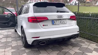 RS3 8V HJS Ece Downpipe + Akrapovic Part 1