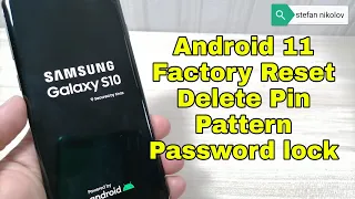 Factory Reset Samsung S10 /S10+, SM-G973F /SM-G975F. Unlock pattern, pin, password lock.