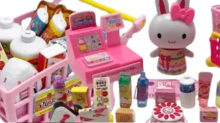 29 Minutes Satisfying with Unboxing Pink Rabbit Supermarket Collection Toy Review | ASMR Toys