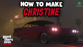 How To Make 'Christine' Phantom Car | GTA Online Halloween Ve