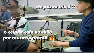 Nathan Novais - A Ele a Glória - Gabriela Rocha #drumcam #drums