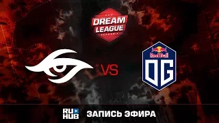 Secret vs OG, DreamLeague Season 8, game 1 [GodHunt, DeadAngel]