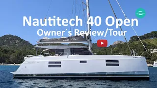 Nautitech Open 40 Owner's Tour out at Sea & in the Marina. Now a Classic Sailing Catamaran Design?