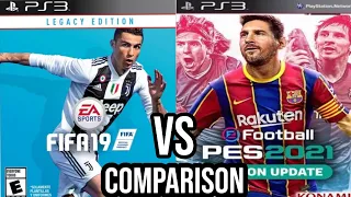 FIFA 19 Vs PES 2021 PS3