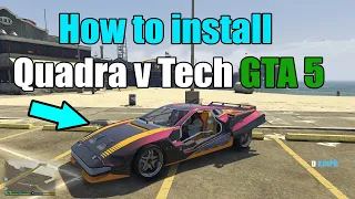 How to install quadra v tech gta 5 | Quadra V-Tech 2077 - Add-On