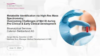 Metabolite Identification via High Resolution Mass Spectrometry