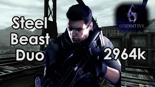 RESIDENT EVIL 6 (PS4) The Mercenaries No Mercy Duo | Steel Beast | Piers DEF | 2964k