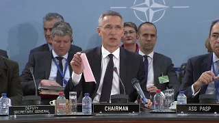 NATO Secretary General - North Atlantic Council at Foreign Ministers Meeting, 27 APR 2017