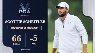 Scottie Scheffler CARDS 5-Under (66) In Round 2 After Turbulent Morning At 2024 PGA Championship