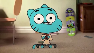 Gumball has a lot of energy