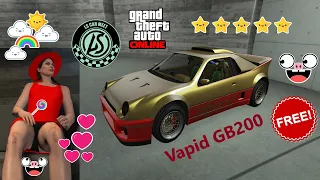 I won a free Vapid GB200 at LSCM! Claiming and testing. GTA Online. Tacet_Mortem.