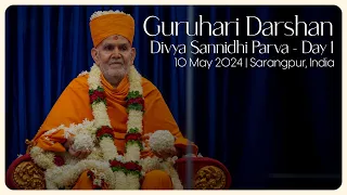 Guruhari Darshan, 10 May 2024, Sarangpur, India