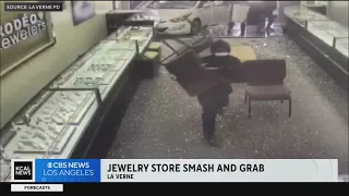 Thieves crash into La Verne jewelry store in smash-and-grab robbery