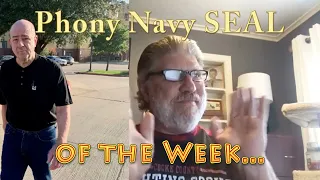 Stolen Valor Phony Navy SEAL of the Week. Meatball Sandwich Homeless SEAL, CALL SIGN F-NUTS!