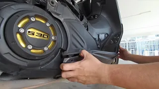 Yamaha TMax 530 - Replacing V-Belt