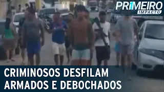 “Pode embicar, Choque”: polícia é alvo de deboche de homens armados | Primeiro Impacto (07/06/23)