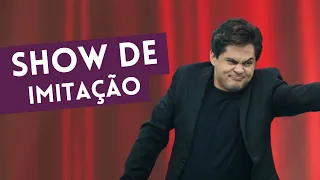 Lucas Veloso impressiona com imitações no Faustão na Band