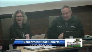 McMinnville City Council Meeting 3/12/19