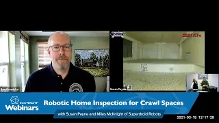 Robotic Home Inspection for Crawl Spaces with Susan and Miles of Superdroid Robots