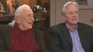 Watch Michael Douglas Sneak Up On His Legendary Dad Kirk Douglas