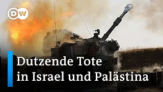 Raketen auf Israel - Luftschläge auf Gaza | DW Nachrichten
