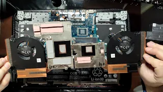 Flüssigmetall repaste Lenovo Legion 5 15ACH6H Laptop teardown