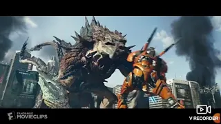 Pacific Rim Uprising(2018) Saber Athena's destruction scene