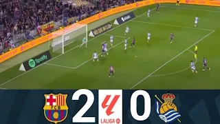 Barcelona vs Real Sociedad (2-0) | 2024 LaLiga | Match Highlights