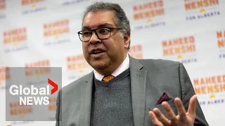 Naheed Nenshi calls Danielle Smith "dangerous" as he joins race for Alberta NDP Leadership