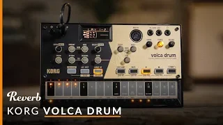 Korg Volca Drum Digital Percussion Synthesizer | Reverb Demo Video