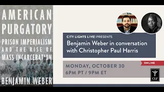 CITY LIGHTS LIVE! Benjamin Weber in conversation with Christopher Paul Harris