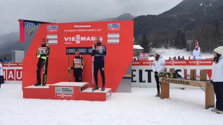 FIS Nordic Combined World Cup 2017 - Individual Gundersen 10km - Prize Giving Ceremony