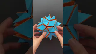 Revealed Flower | PopUp Star 🧡💙 Kusudama Origami